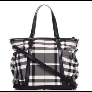 Burberry Nova tote Black diaper bag